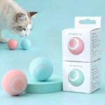 Іграшка для кішки USB smart м'яч-кулька PetGravity з хаотичним рухом та світловою панеллю — фото 2